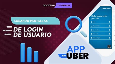 pantalla log in.